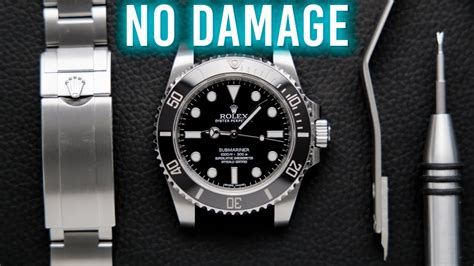 how to take band off rolex|how to unlock rolex bracelet.